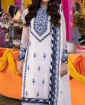 Asim Jofa White Chiffon Suit- Pakistani Chiffon Dress