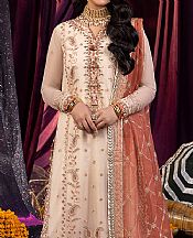 Asim Jofa Almond/Peach Chiffon Suit- Pakistani Chiffon Dress