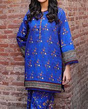 Asim Jofa Blue Lawn Suit (2 pcs)- Pakistani Lawn Dress