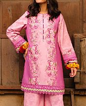 Asim Jofa Pink Lawn Suit (2 pcs)- Pakistani Designer Lawn Suits