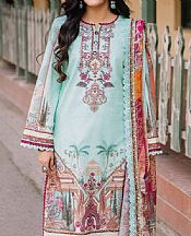 Asim Jofa Shadow Green Lawn Suit- Pakistani Lawn Dress