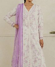 Ayzel Off White Lawn Suit- Pakistani Designer Lawn Suits