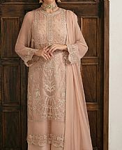Ayzel Rose Pink Chiffon Suit- Pakistani Designer Chiffon Suit