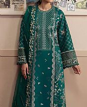 Ayzel Emerald Green Lawn Suit- Pakistani Lawn Dress