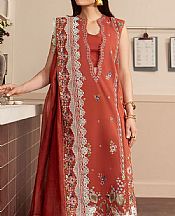 Ayzel Bright Orange Lawn Suit- Pakistani Lawn Dress