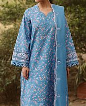 Moonstone Blue Lawn Suit