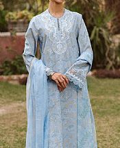Cloudy Blue Lawn Suit