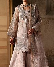 Ayzel Oyster Pink Organza Suit- Pakistani Chiffon Dress