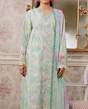 Ayzel Mint Green Lawn Suit- Pakistani Designer Lawn Suits