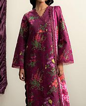 Ayzel Raspberry Rose Lawn Suit- Pakistani Lawn Dress