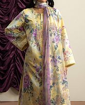 Ayzel Sand Gold Lawn Suit- Pakistani Designer Lawn Suits