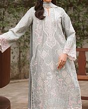 Ayzel Slate Grey Lawn Suit- Pakistani Designer Lawn Suits