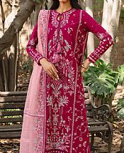 Ayzel Magenta Lawn Suit- Pakistani Lawn Dress