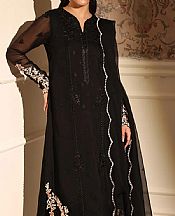 Azure Black Chiffon Suit- Pakistani Chiffon Dress