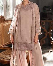 Azure Oriental Pink Chiffon Suit- Pakistani Designer Chiffon Suit