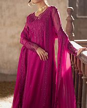 Azure Magenta Chiffon Suit- Pakistani Designer Chiffon Suit