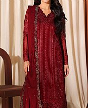 Maroon Chiffon Suit