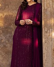 Dark Raspberry Chiffon Suit
