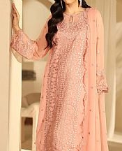 Light Salmon Chiffon Suit