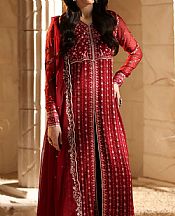 Maroon Chiffon Suit