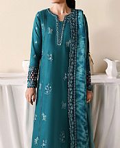Azure Teal Lawn Suit- Pakistani Designer Lawn Suits