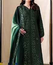 Azure Dark Green Lawn Suit- Pakistani Lawn Dress