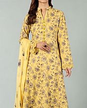 Yellow Cotton Suit- Pakistani Winter Dress