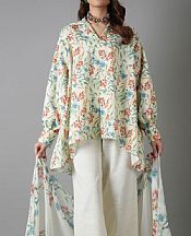 Bareeze Off-white Khaddar Suit- Pakistani Winter Clothing