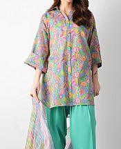 Multicolor Lawn Suit