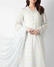 Light Grey Lawn Suit