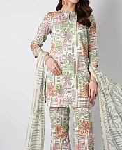 Multicolor Lawn Suit