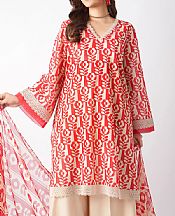 Ivory/Red Lawn Suit