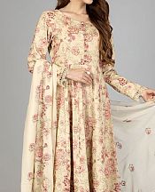 Cream Karandi Suit- Pakistani Winter Dress