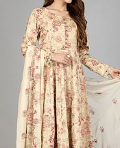Cream Karandi Suit- Pakistani Winter Clothing