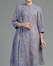 Bareeze Slate Grey Karandi Suit- Pakistani Winter Dress