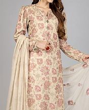 Bareeze Ivory Karandi Suit- Pakistani Winter Dress
