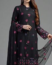 Bareeze Black Karandi Suit- Pakistani Winter Dress