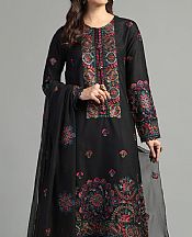 Bareeze Black Lawn Suit- Pakistani Lawn Dress