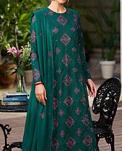 Bareeze Teal Green Lawn Suit- Pakistani Lawn Dress
