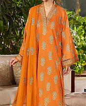 Bareeze Orange Lawn Suit- Pakistani Lawn Dress