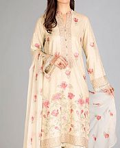 Bareeze Ivory Karandi Suit- Pakistani Winter Clothing