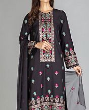 Bareeze Black Karandi Suit- Pakistani Winter Dress