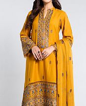 Bareeze Orange Lawn Suit- Pakistani Designer Lawn Suits