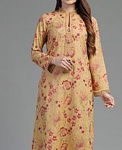 Bareeze Pale Orange Karandi Suit- Pakistani Winter Clothing