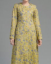 Bareeze Golden Yellow Karandi Suit- Pakistani Winter Dress