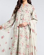 Bareeze Ash White Karandi Suit- Pakistani Winter Clothing