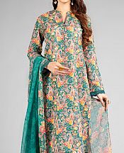 Teal Khaddar Suit- Pakistani Winter Dress