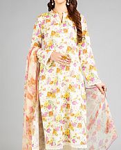 Off-white Khaddar Suit- Pakistani Winter Dress