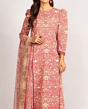 Brink Pink Khaddar Suit- Pakistani Winter Clothing