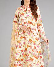 Cream Khaddar Suit- Pakistani Winter Clothing